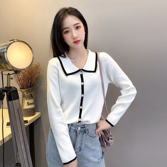 T-shirt Lapel Slim Bottoming Shirt