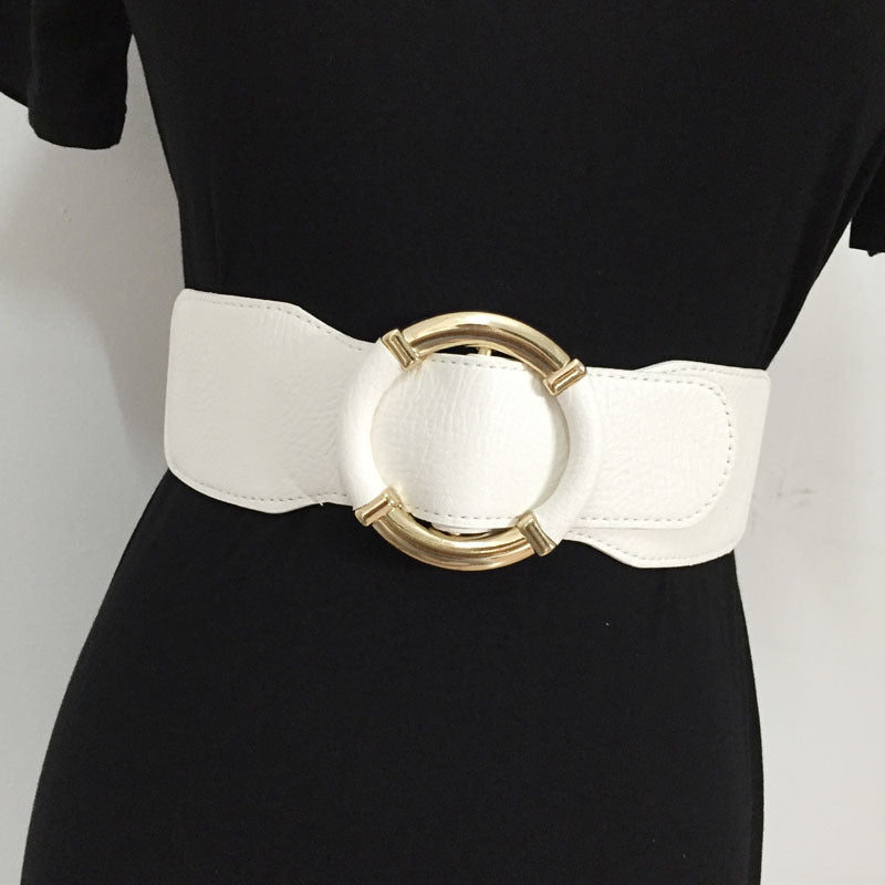 Coat belt women's wide belt