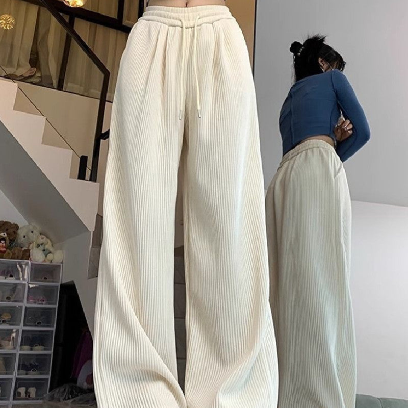 Women's Idle Style Casual All-matching Mop Pants Trousers